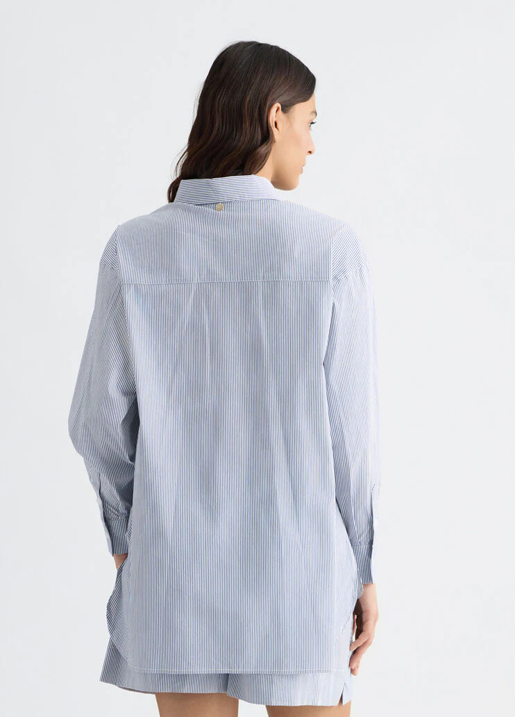 Shirt with appliqués