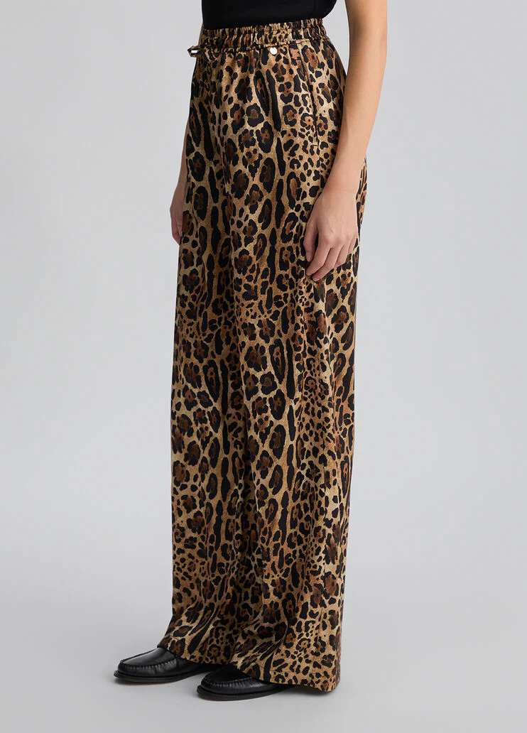 Animal print trousers