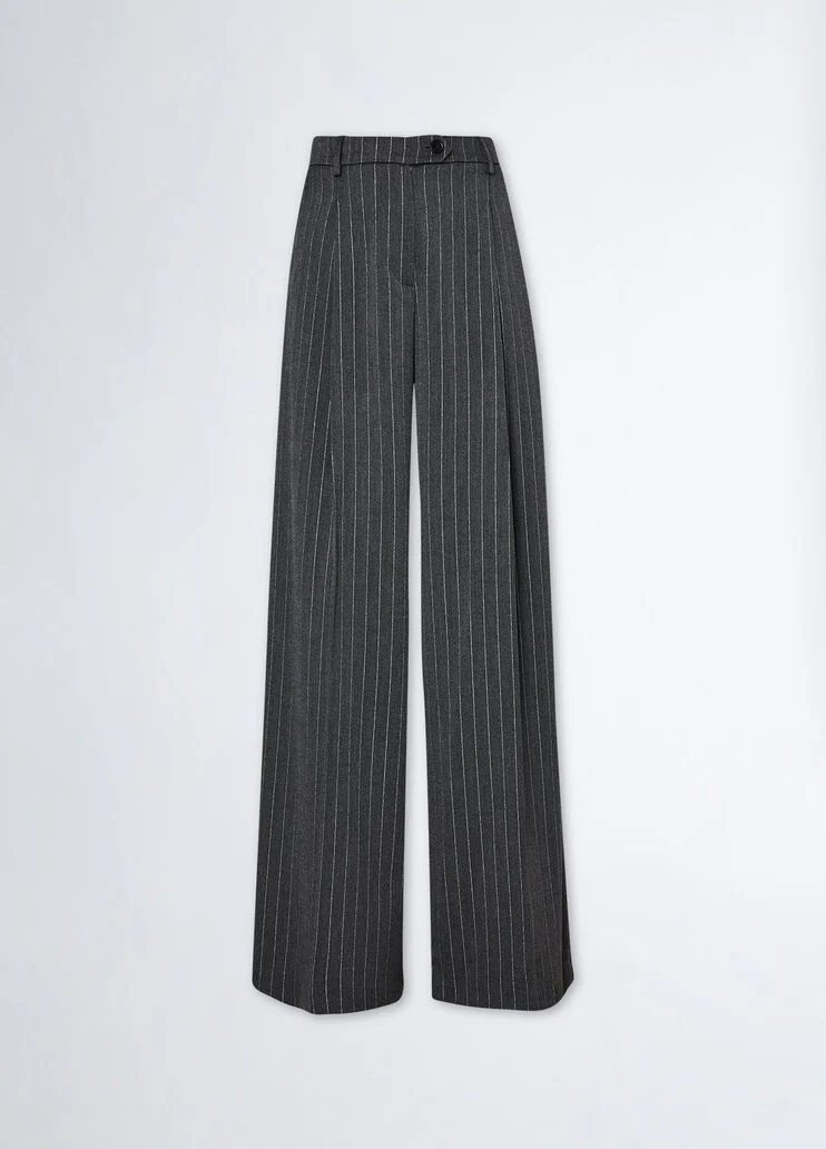Pinstripe trousers