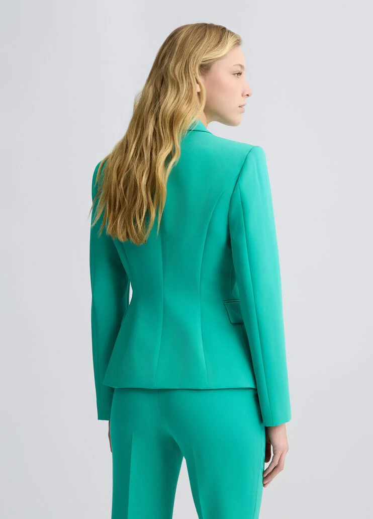 Green slim fit blazer