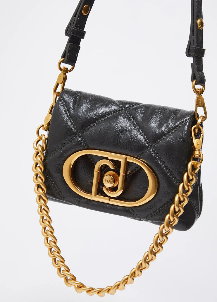 Small matelassé LaPuffy bag