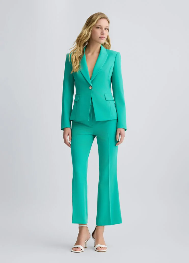 Green slim fit blazer