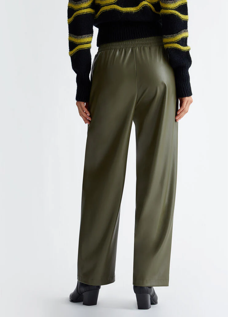 Coated fabric trousers