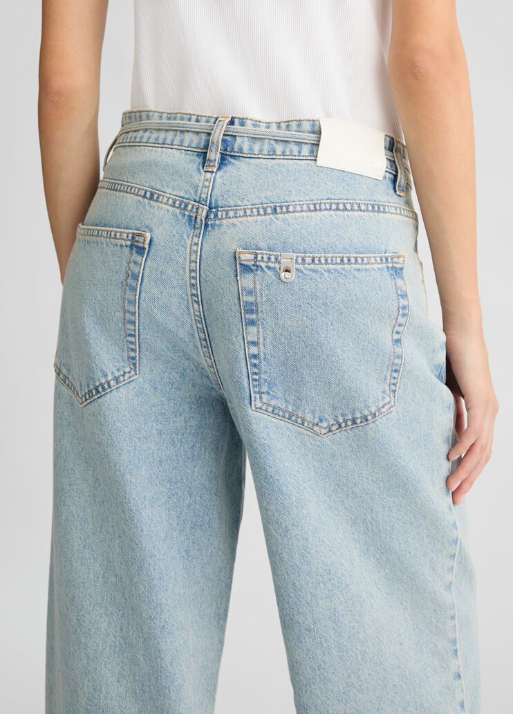 Baggy cotton jeans