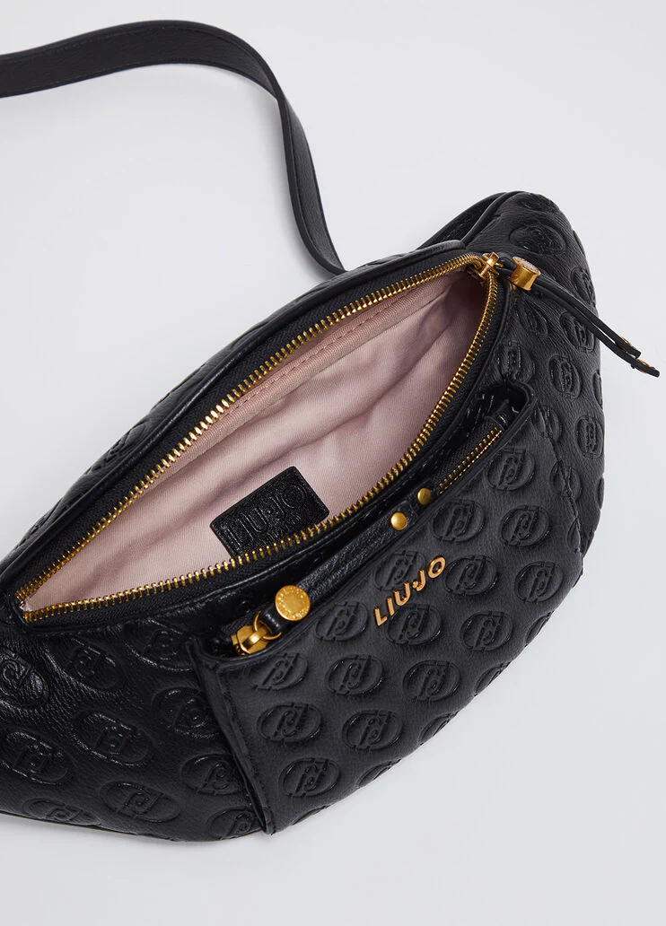 Crossbody bag with logo