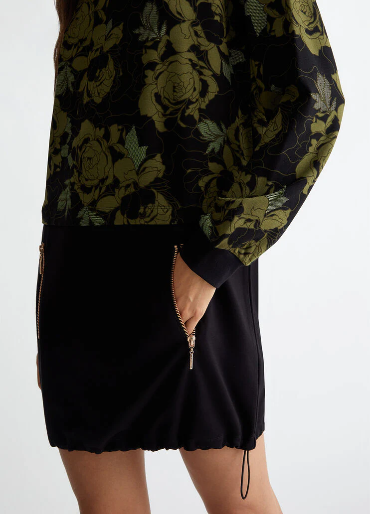 Dress with floral print