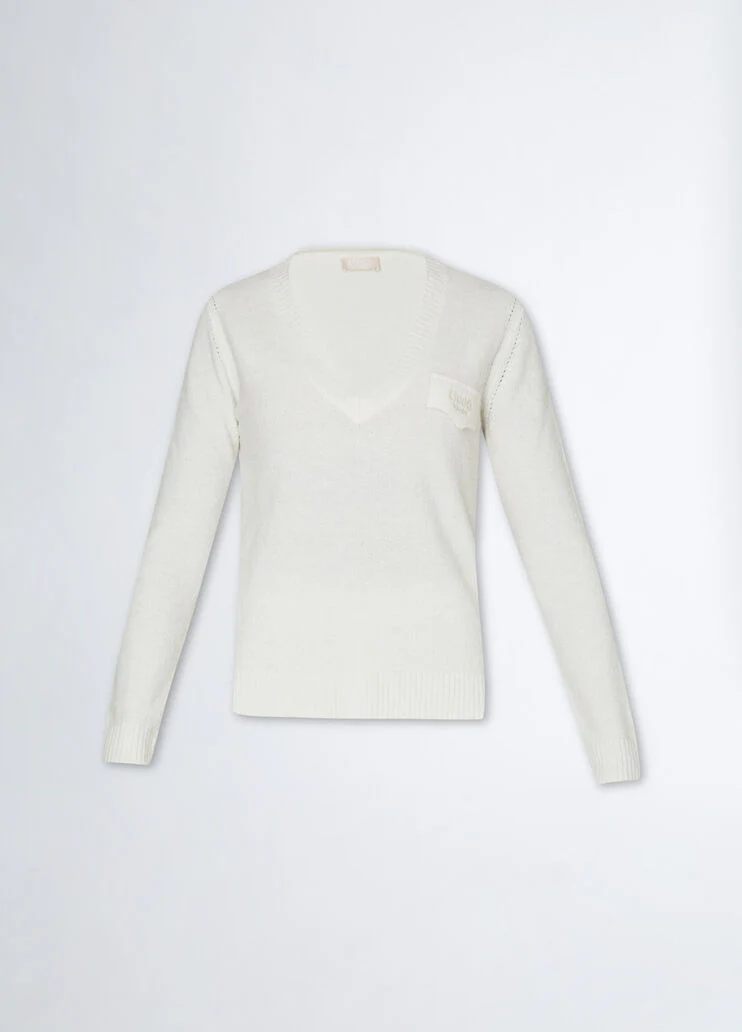 Wool and alpaca blend sweater