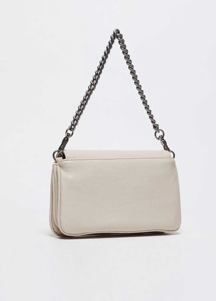 Coated fabric shoulder bag