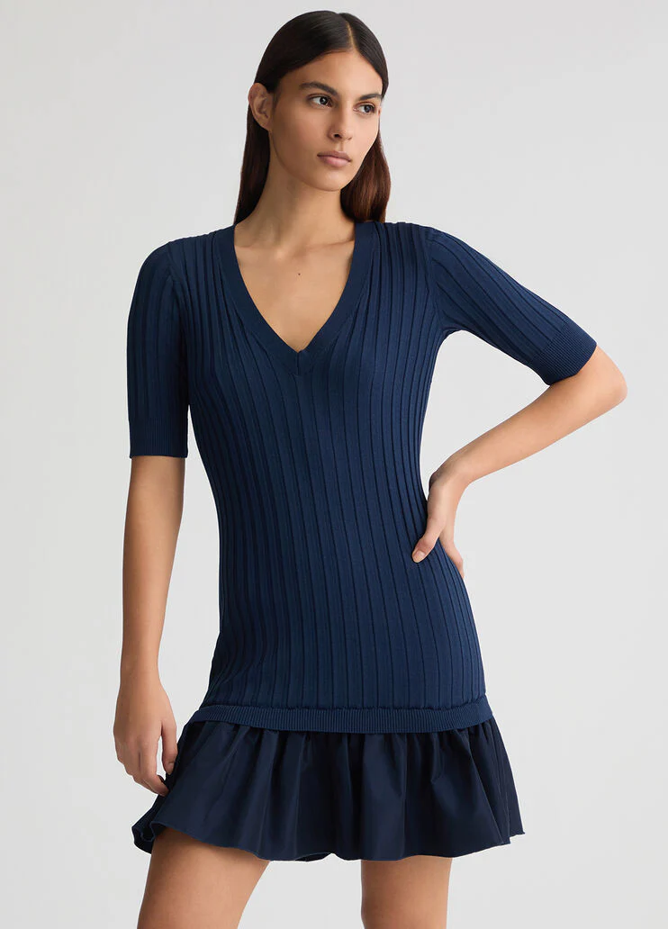Short knit dress