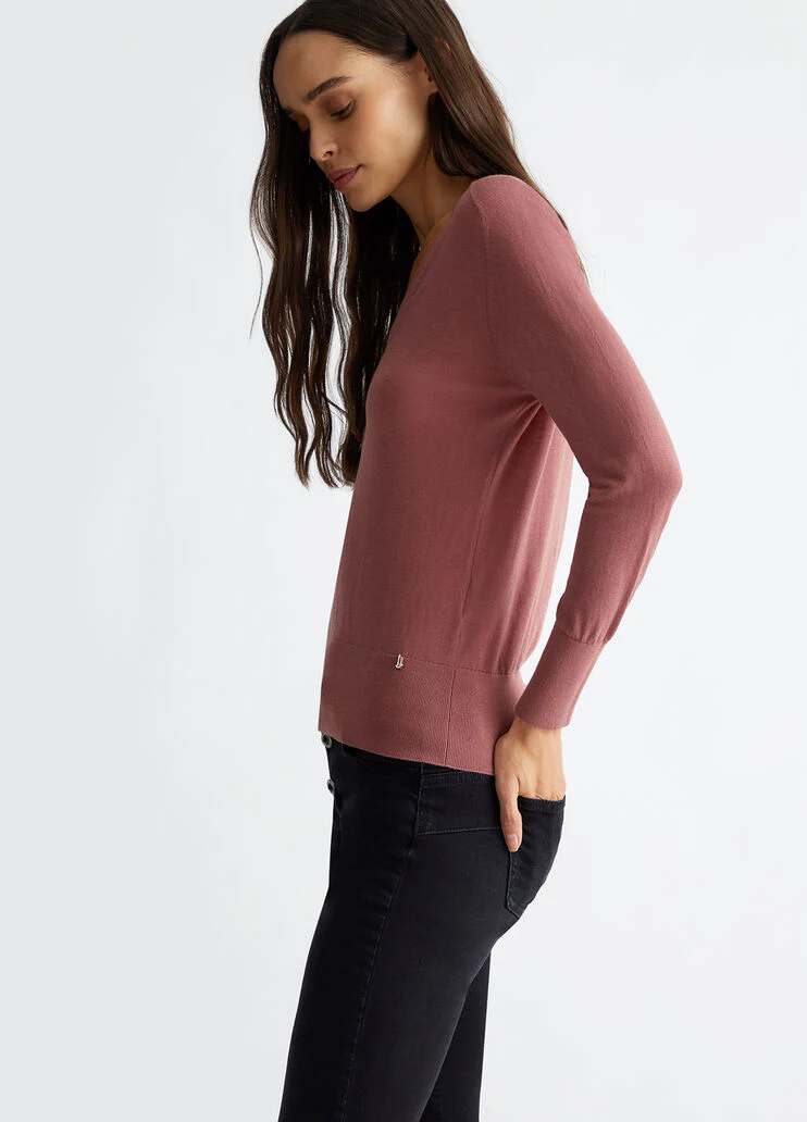 Cotton and cashmere sweater