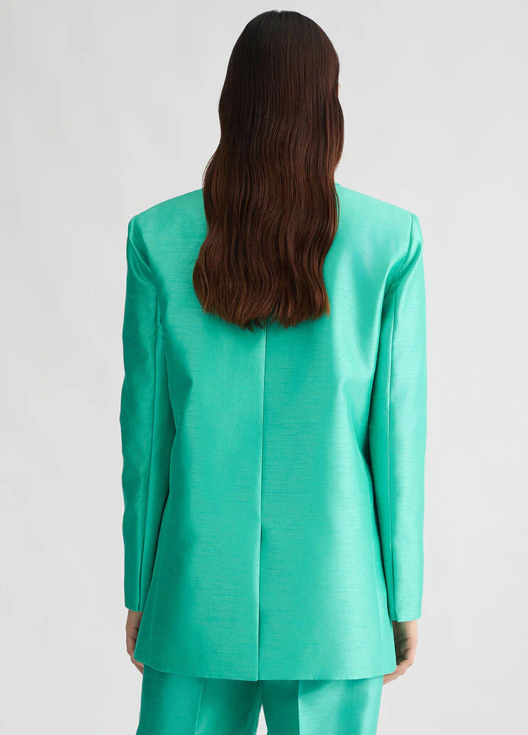 Shantung blazer