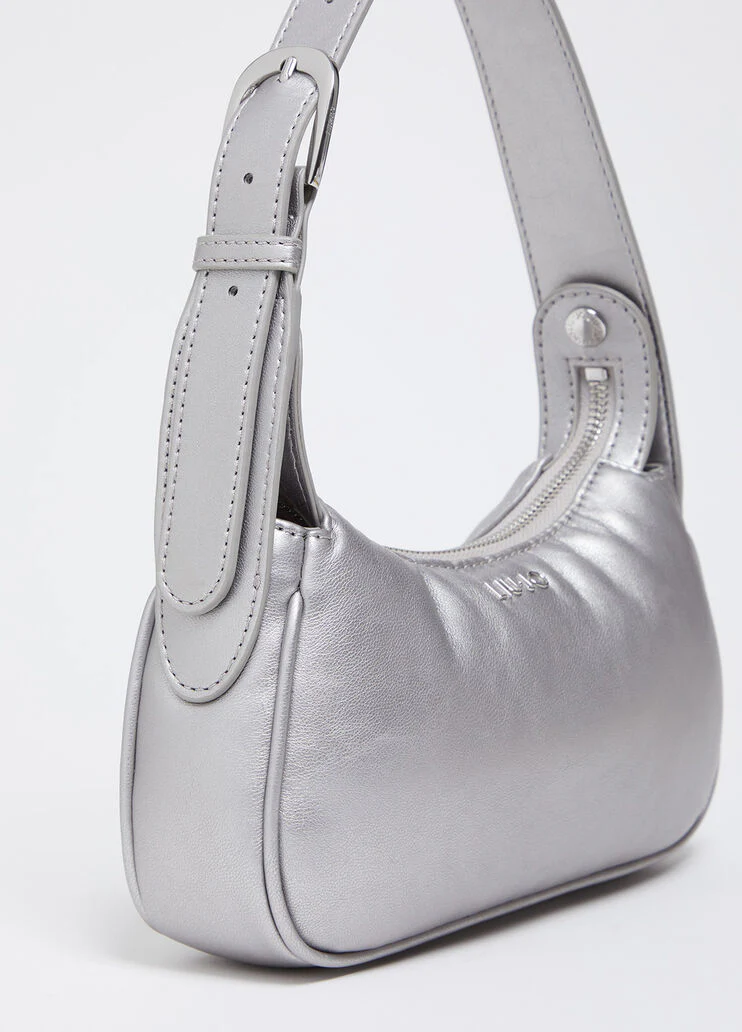 Solid-colour shoulder bag