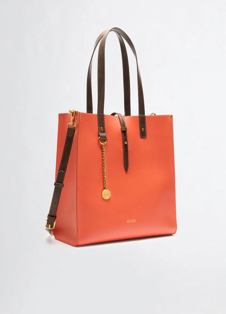 Pumpkin orange shoulder bag