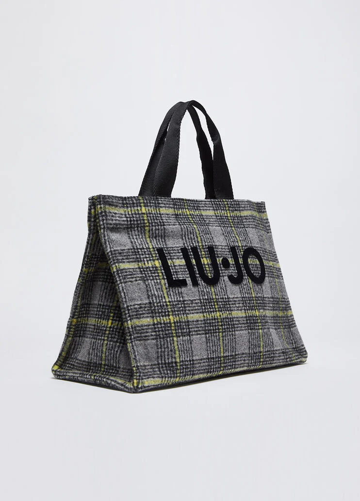 Jacquard shopping bag