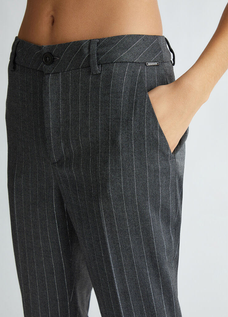 Pinstripe chinos