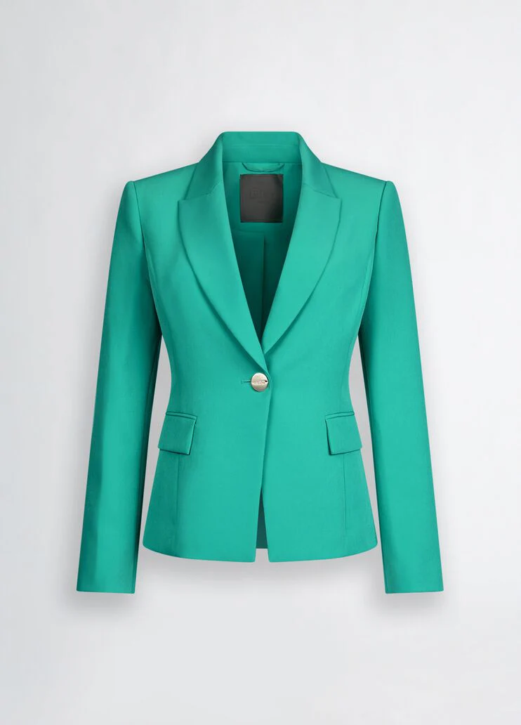 Green slim fit blazer