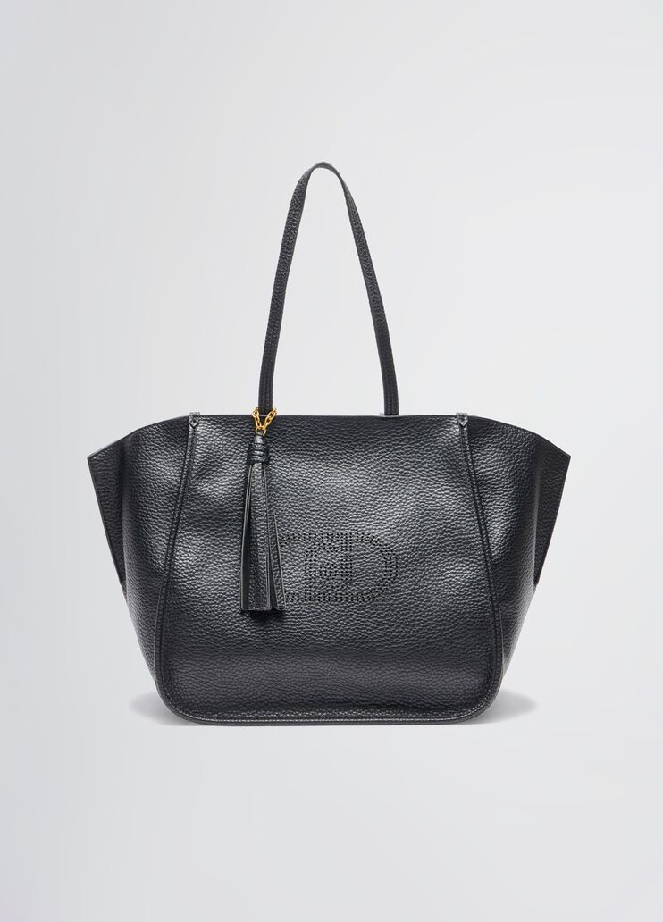 Black tote bag