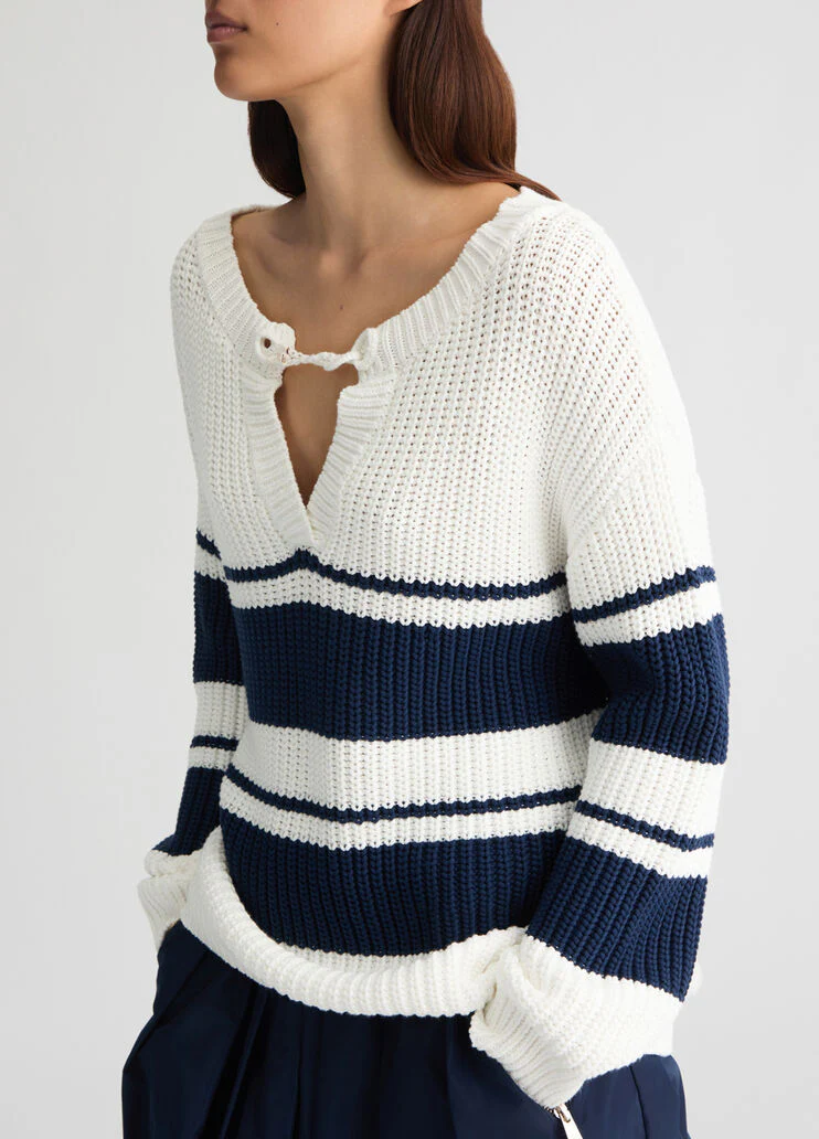 Striped pullover