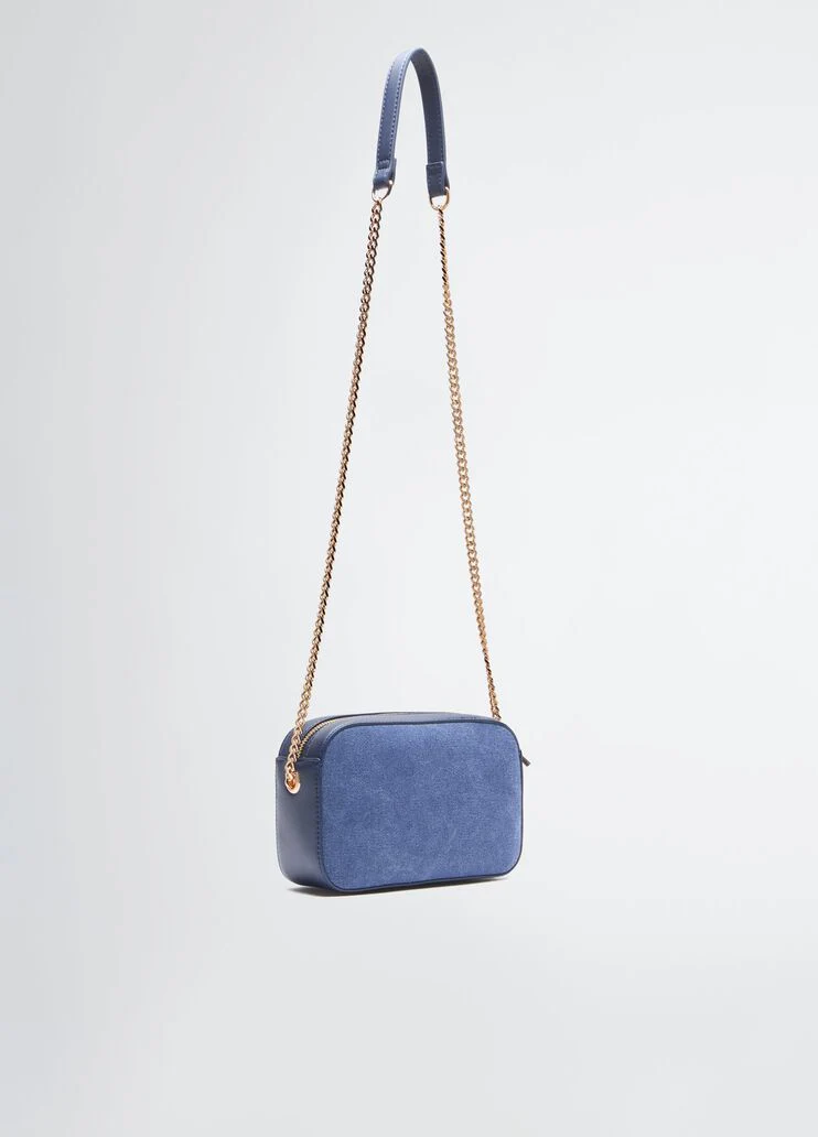 Blue crossbody bag