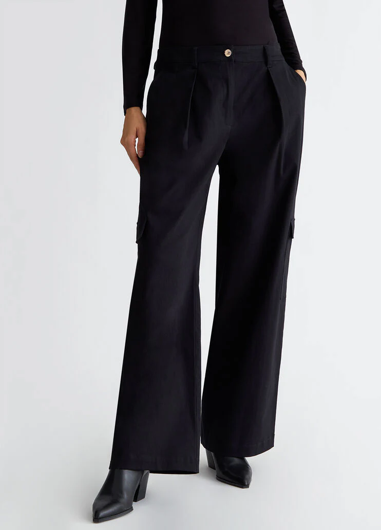 Cotton cargo trousers