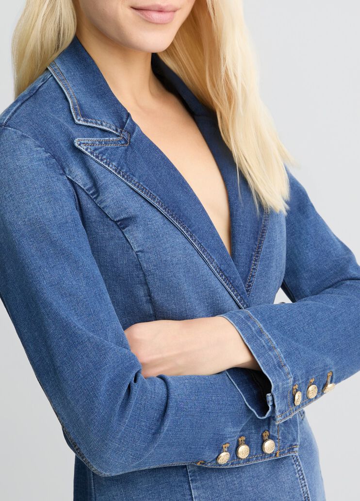 Denim blazer