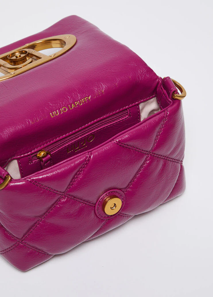 Small matelassé LaPuffy bag