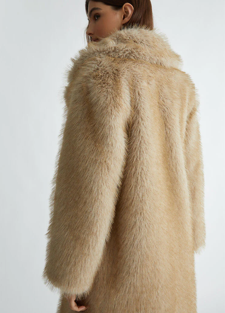 Faux fur jacket
