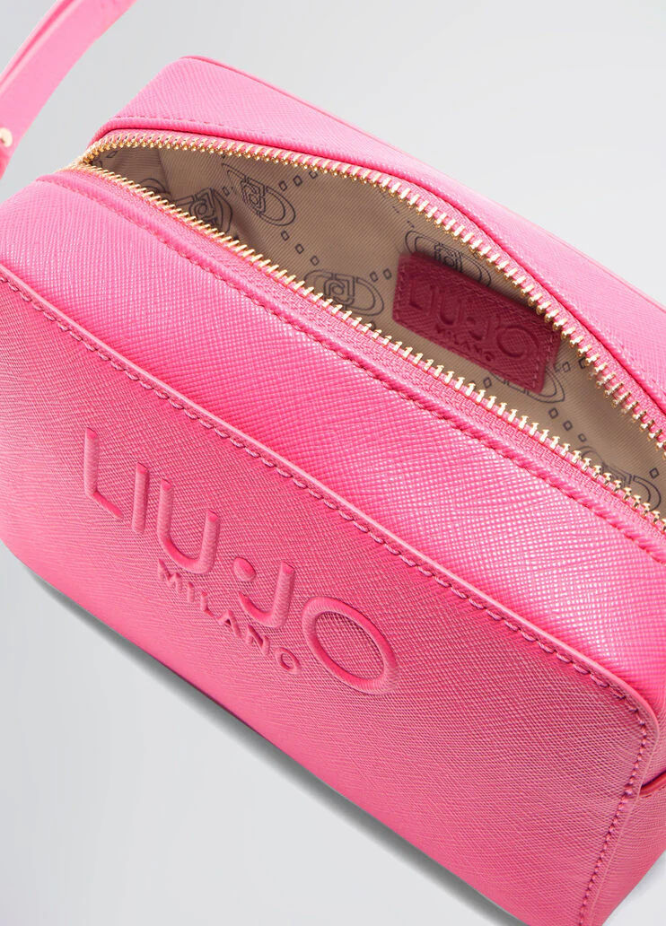 Bright pink crossbody bag