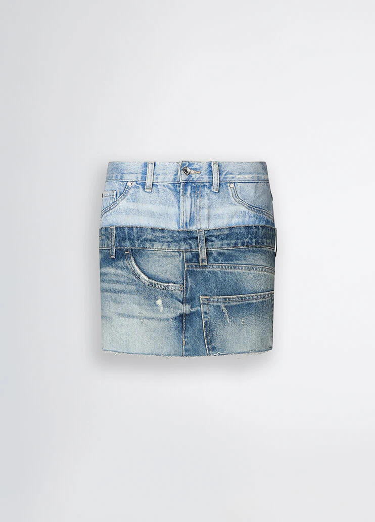 Denim miniskirt