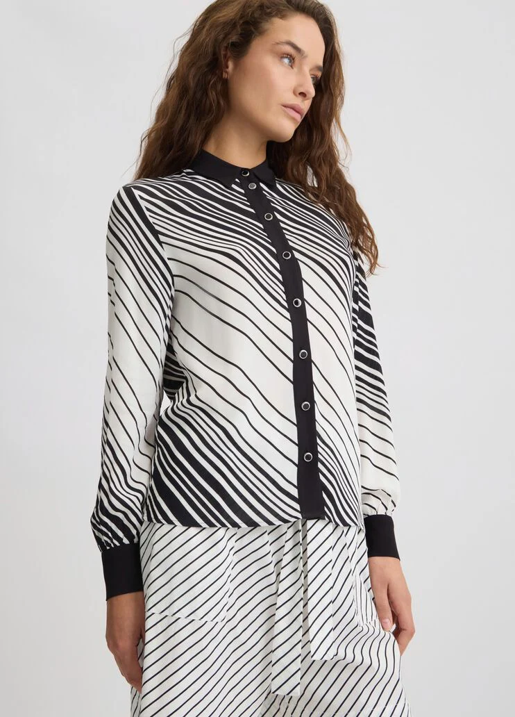 Crêpe de chine shirt