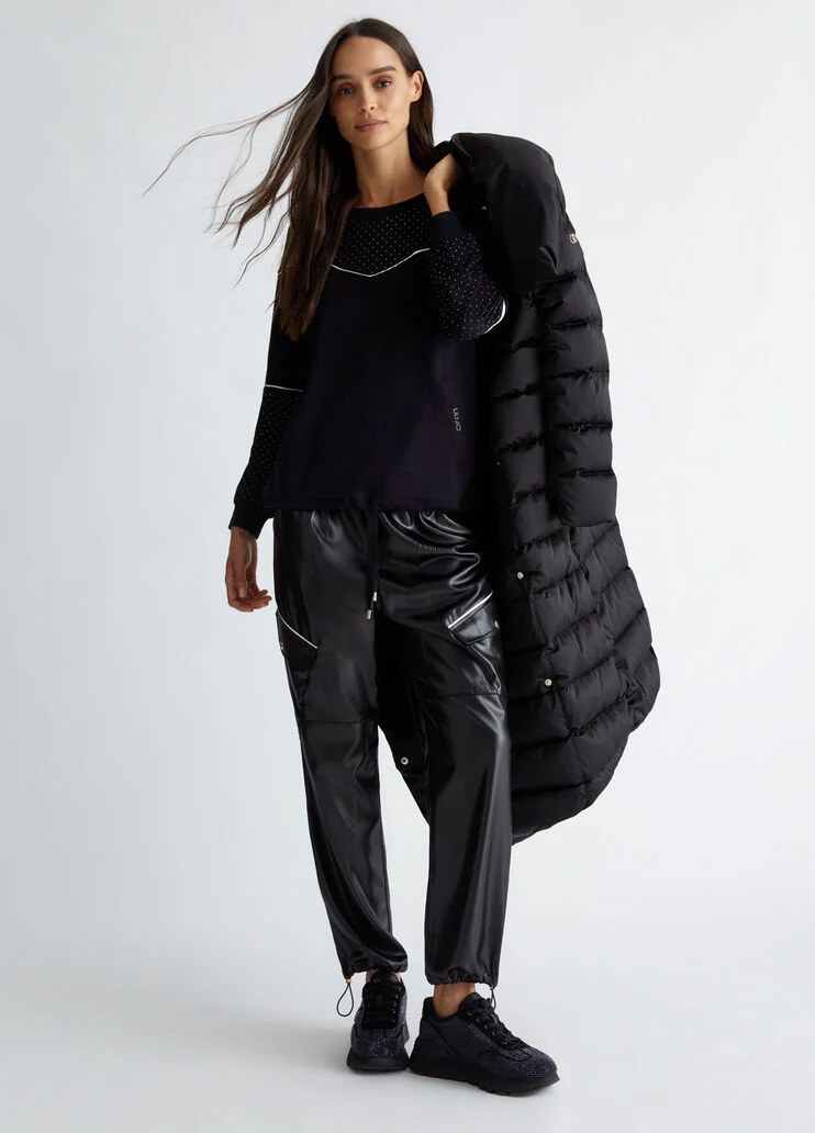 Quilted padded coat