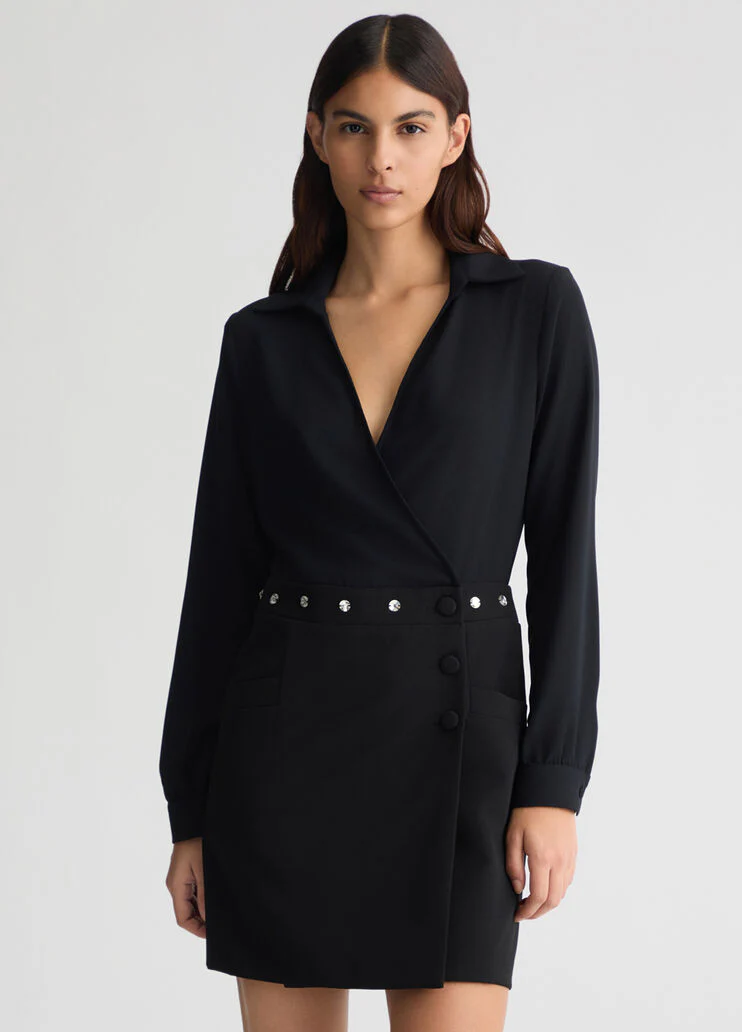 Dress with gemstones