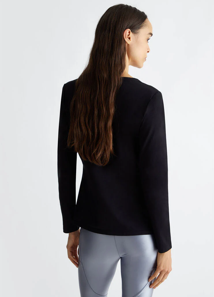 T-shirt with appliqués