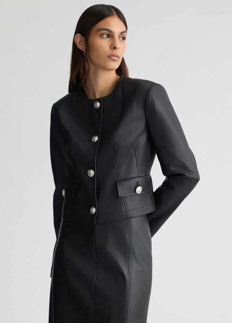 Coated fabric jacket