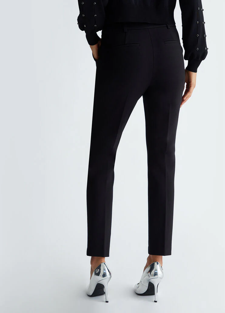 Stretch cigarette trousers