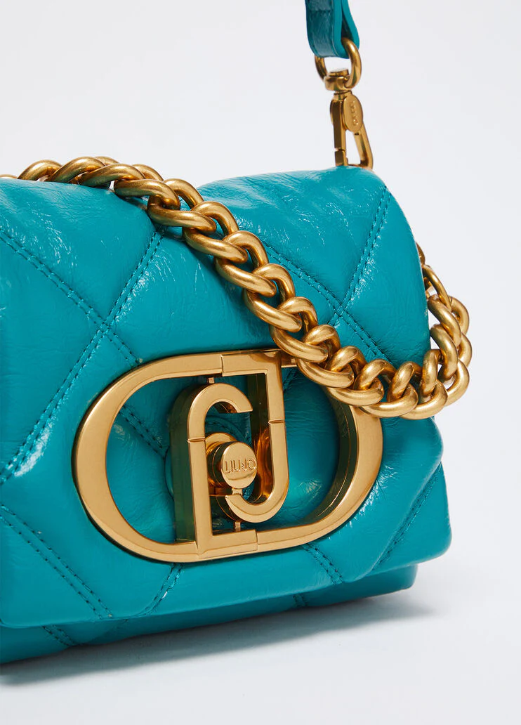 Small matelassé LaPuffy bag