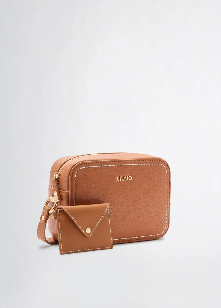 Crossbody bag with clutch bag