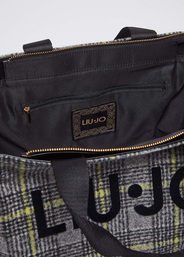 Jacquard shopping bag