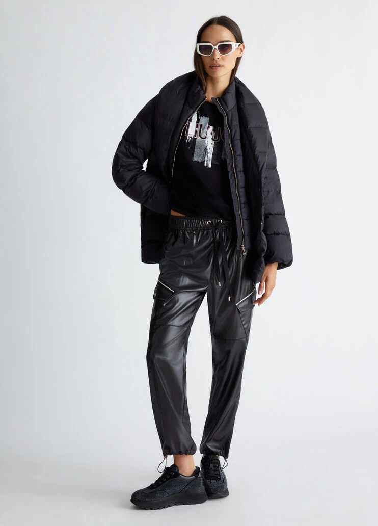 Quilted padded jacket