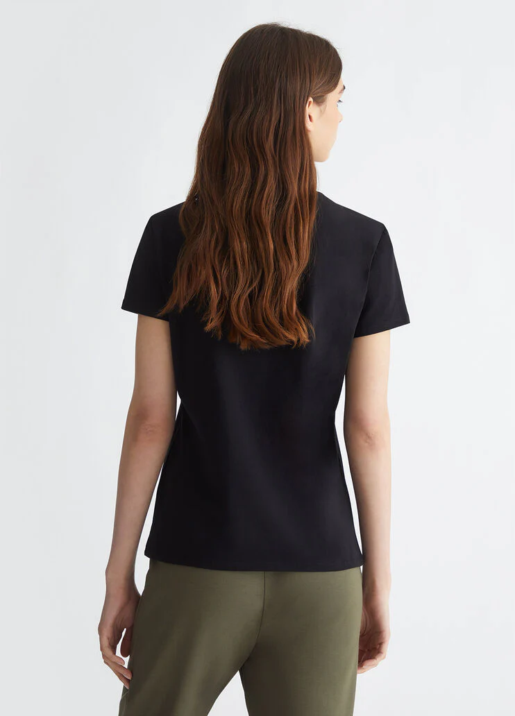 T-shirt with appliqués