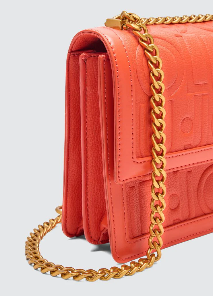 Orange crossbody bag