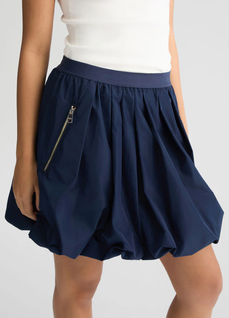 Taffeta miniskirt