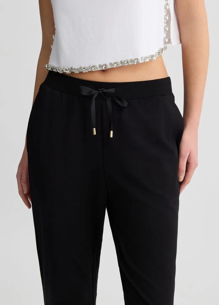Jogging pants in jersey