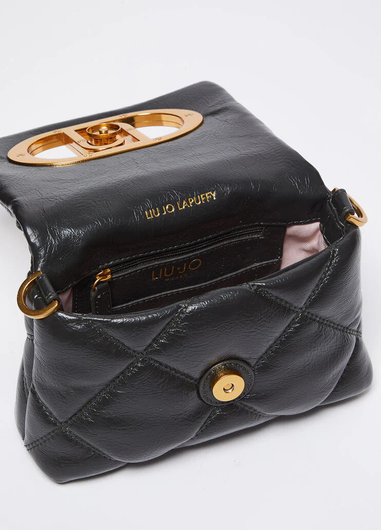 Small matelassé LaPuffy bag