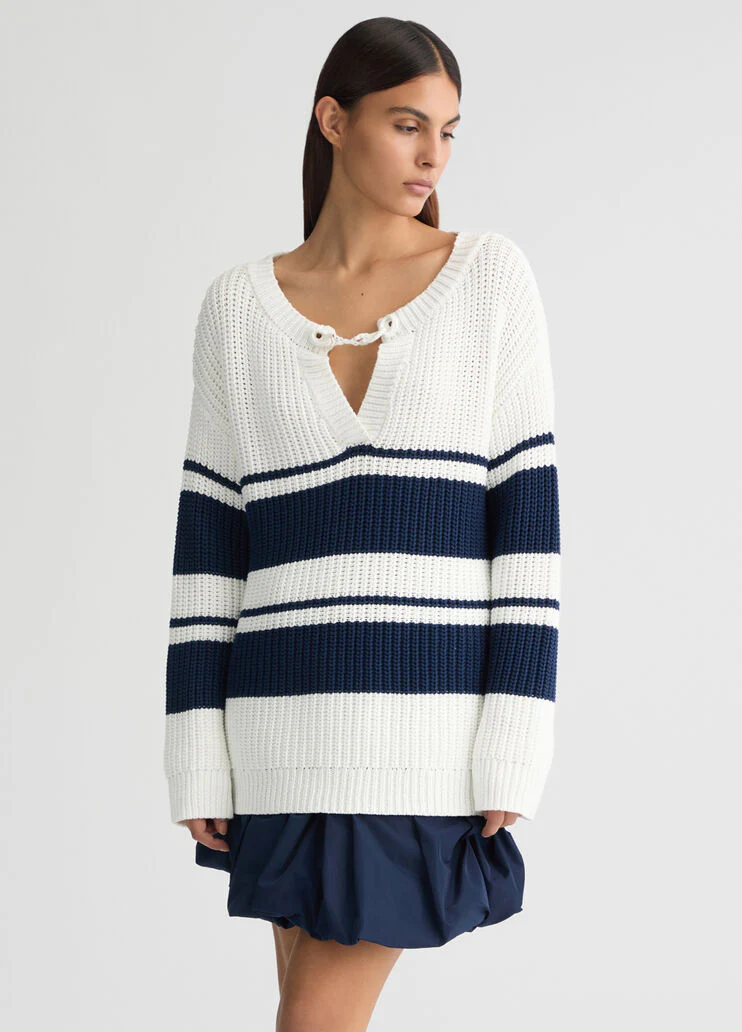 Striped pullover