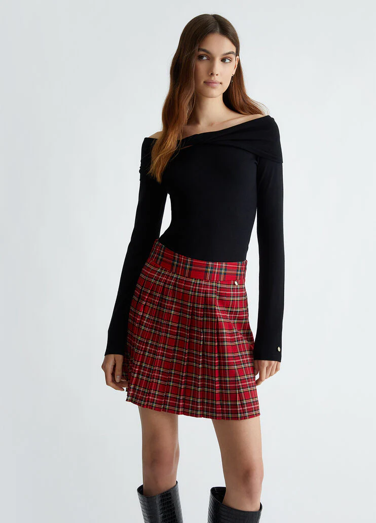 Black body suit with cut-out