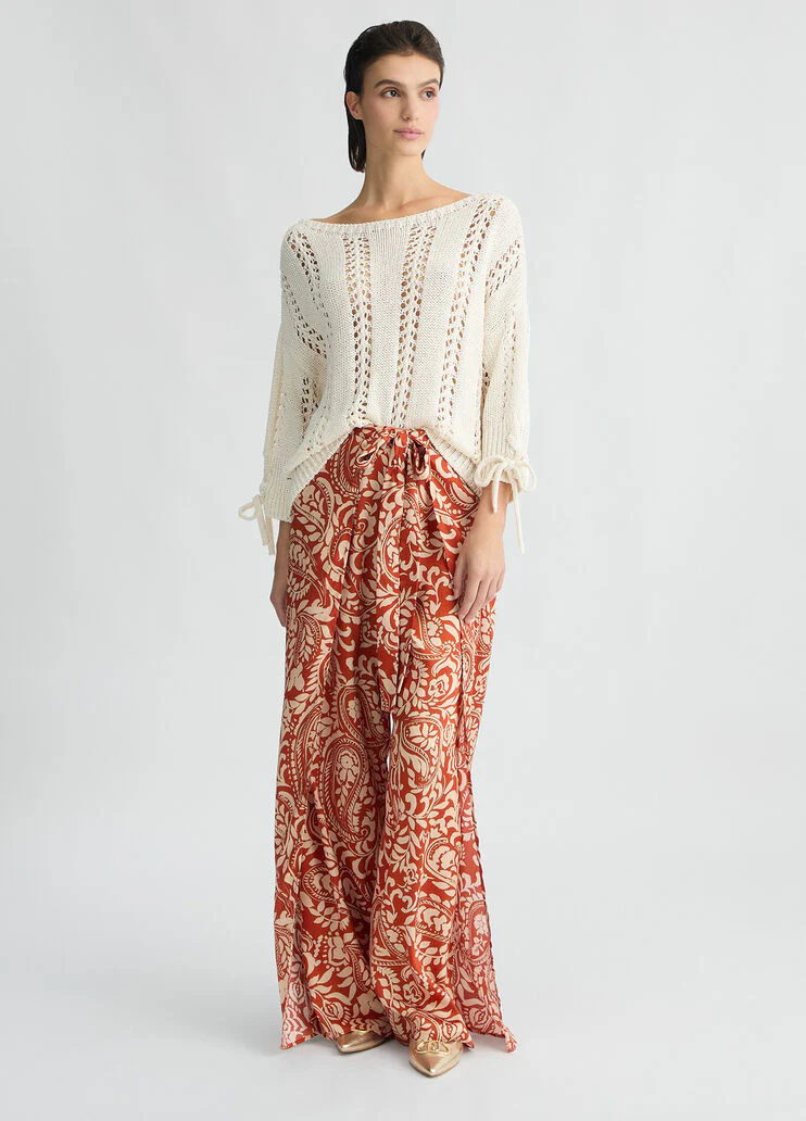 Cotton blend sweater