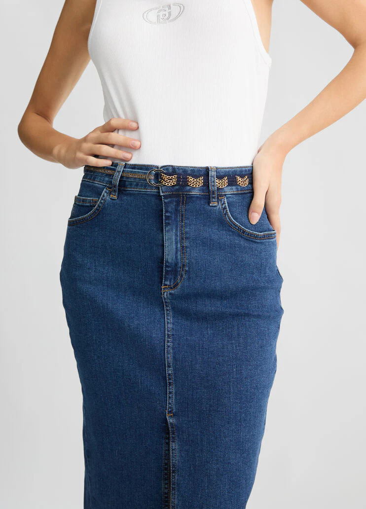 Denim skirt