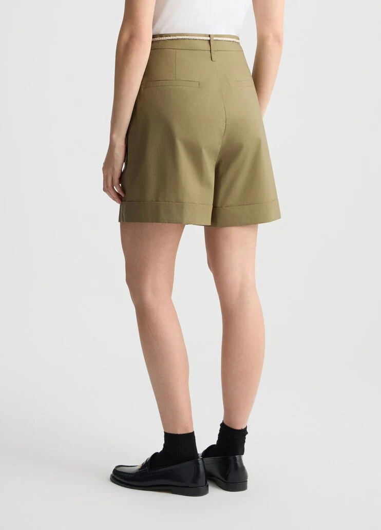 Poplin shorts