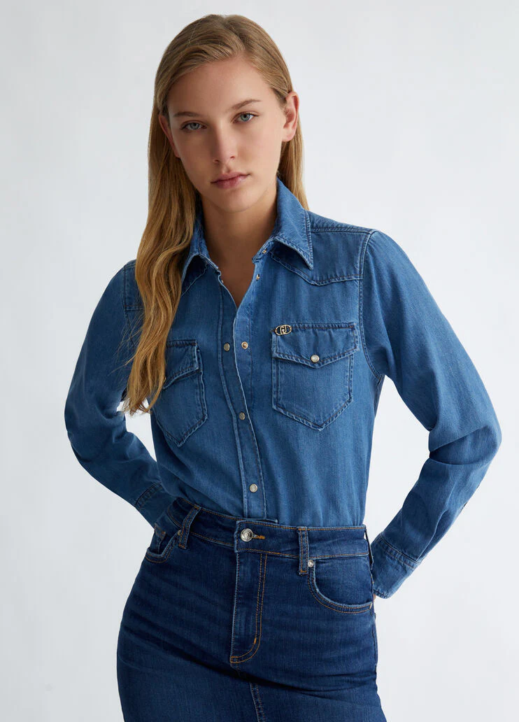 Denim shirt